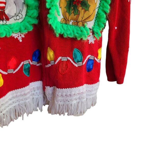 Ugly Dog Cat Christmas Sweater - Picture 6 of 9